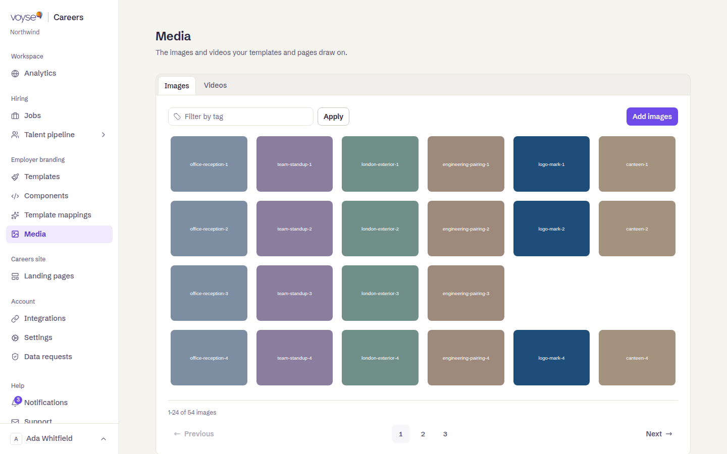 The media library